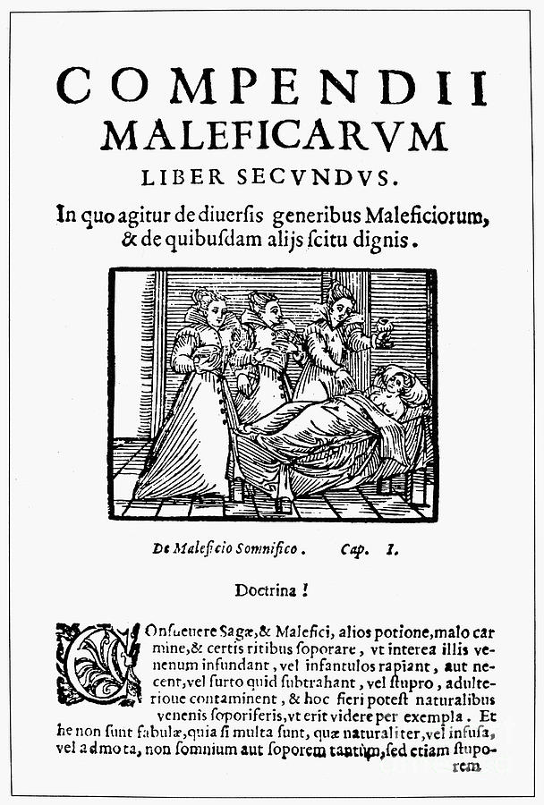 Book Photograph - Compendium Maleficarum by Granger