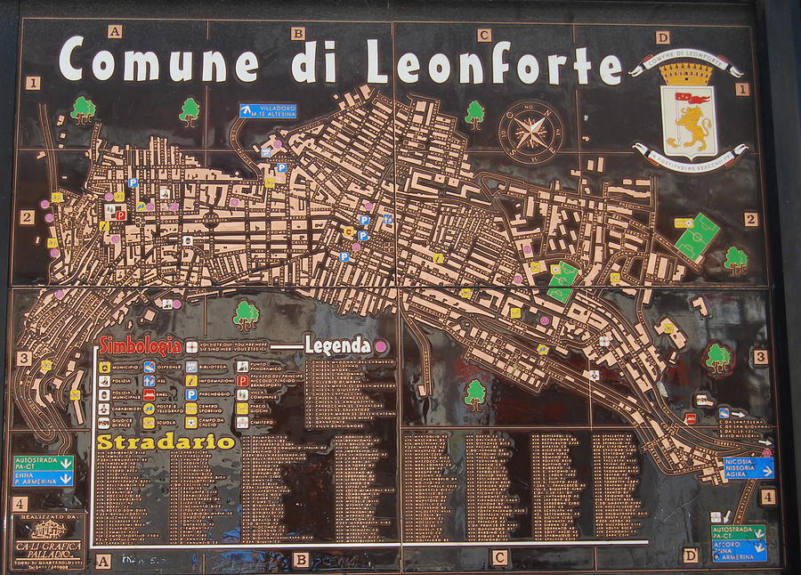 Comune di Leonforte Photograph by Caroline Stella