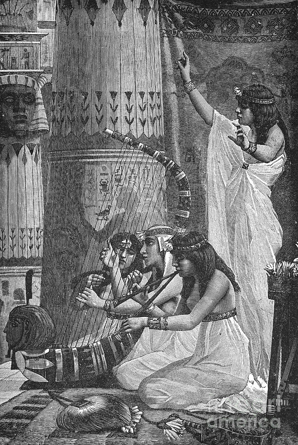 Flute Photograph - Concert In Old Egypt by Granger