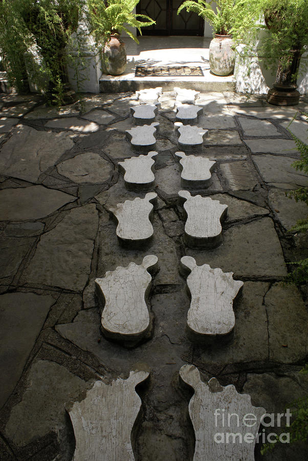 Concrete Feet Xilitla Mexico Photograph by John  Mitchell