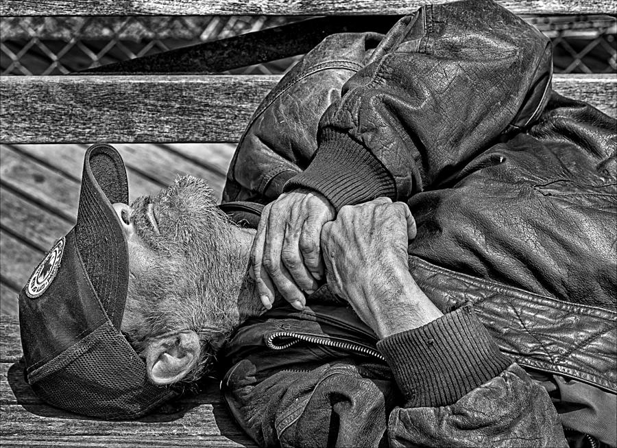 Coney Island Homeless Photograph by Robert Ullmann