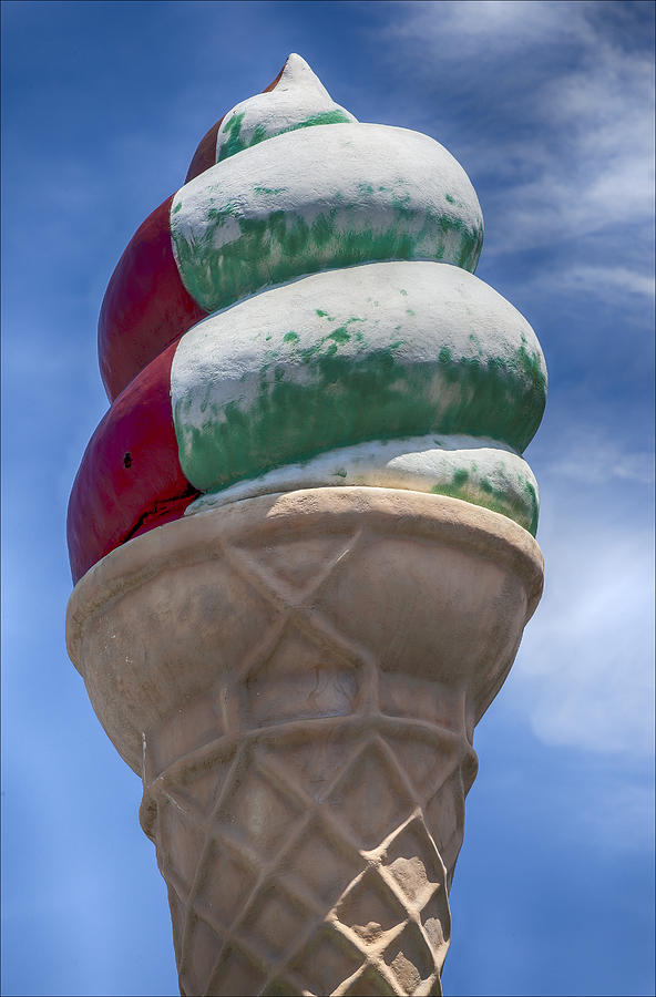 Coney Island Ice Cream Store Sign Photograph By Robert Ullmann