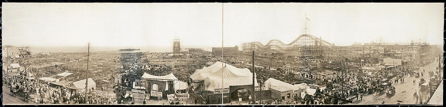 Coney Island, The Destruction Photograph by Everett