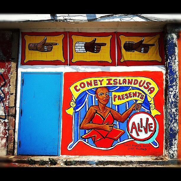 Newyork Photograph - #coneyisland #newyork #freakshow by Jennifer Silva