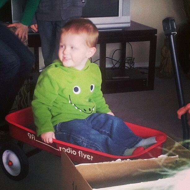 Connors Wagon! From His Nana And Aunt Photograph by Ashleigh Bostwick