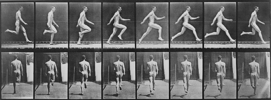 Consecutive Images Of A Nude Man Photograph by Everett