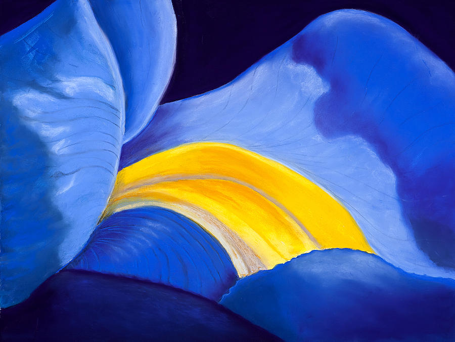 Iris Painting - Considering the Iris by Diana Tripp