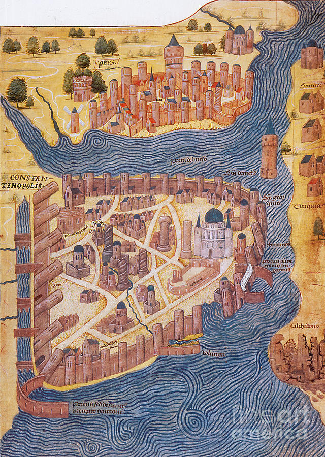 Constantinople, 1485 Photograph by Photo Researchers