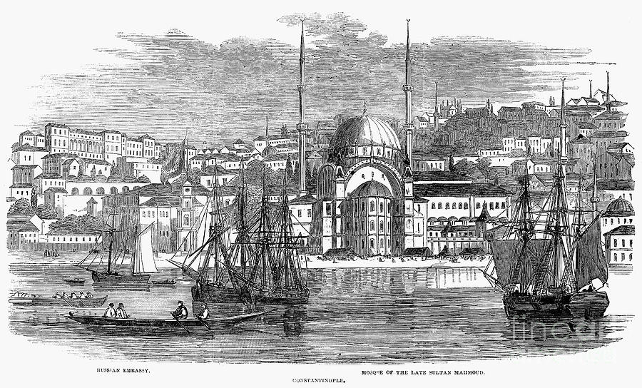 Constantinople, 1853 Photograph by Granger