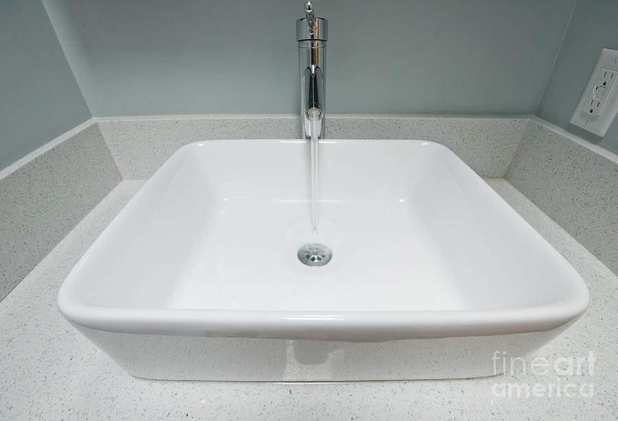 Contemporary Sink Basin Photograph By Marlene Ford   Contemporary Sink Basin Marlene Ford 