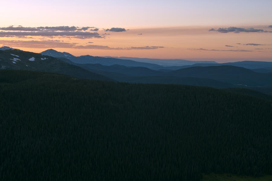 Landscape Photograph - Continental Divide Sunset by Michael Knight