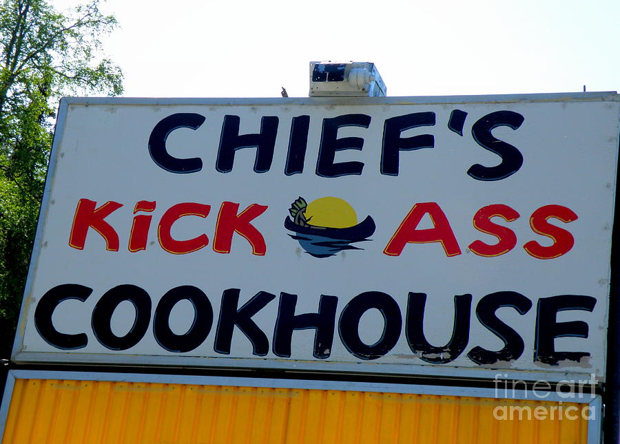 Cookhouse sign Photograph by Tatyana Searcy