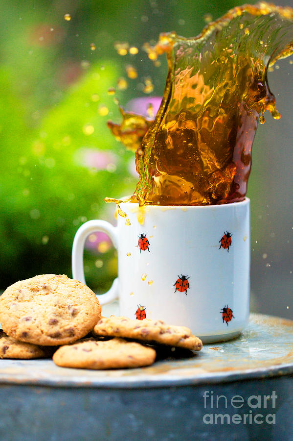 Coffee Photograph - Cookie Splash by Kim Fearheiley