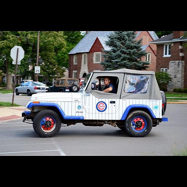 Cool Cubs Car! Photograph by Nick S
