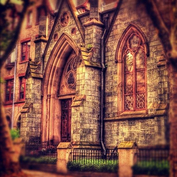 Architecture Photograph - Cool #episcopal #church In #providence by Stephen Whitaker