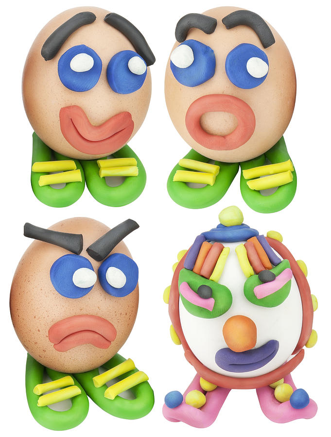 Easter Sculpture - Cool toy Easter eggs set by Aleksandr Volkov