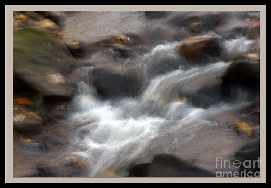 Cool Water Flow Photograph by Linwood Branham - Pixels