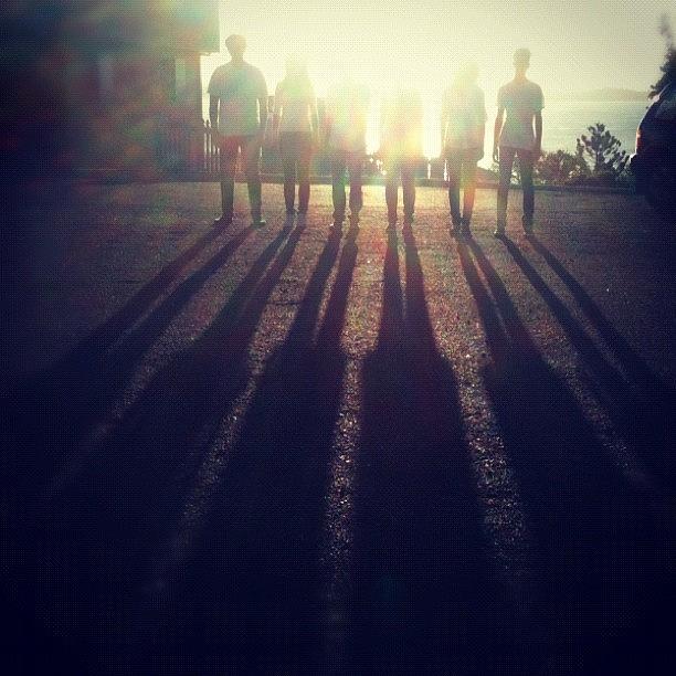 Shadows Photograph - #coolkidsontheblock #shadows by Catherine Woodworth