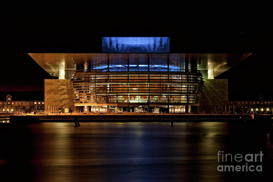 Copenhagen Opera House Photograph by Joerg Lingnau