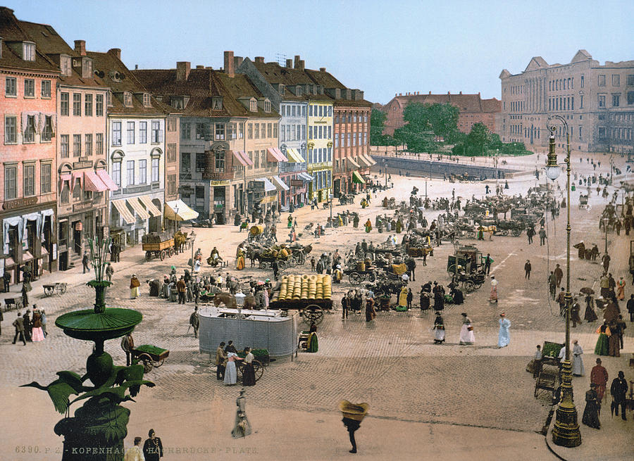 COPENHAGEN: PLAZA, c1895 Photograph by Granger
