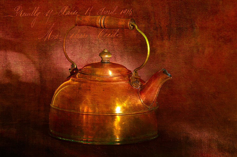 Copper Kettle Photograph by James Bethanis