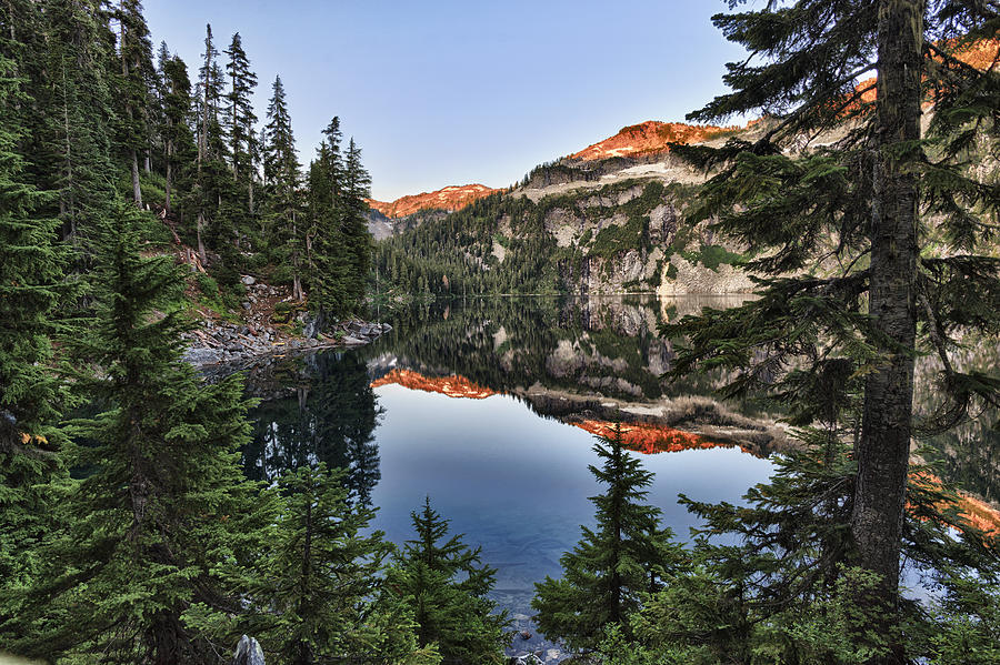 Copper Lake Photograph by A A