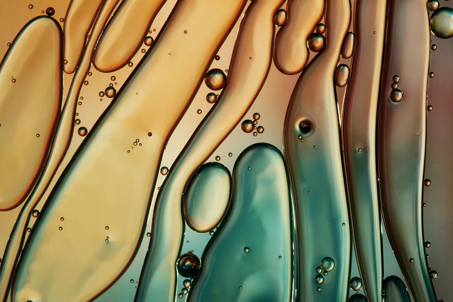 Abstract Photograph - Copper Ripple by Sharon Johnstone