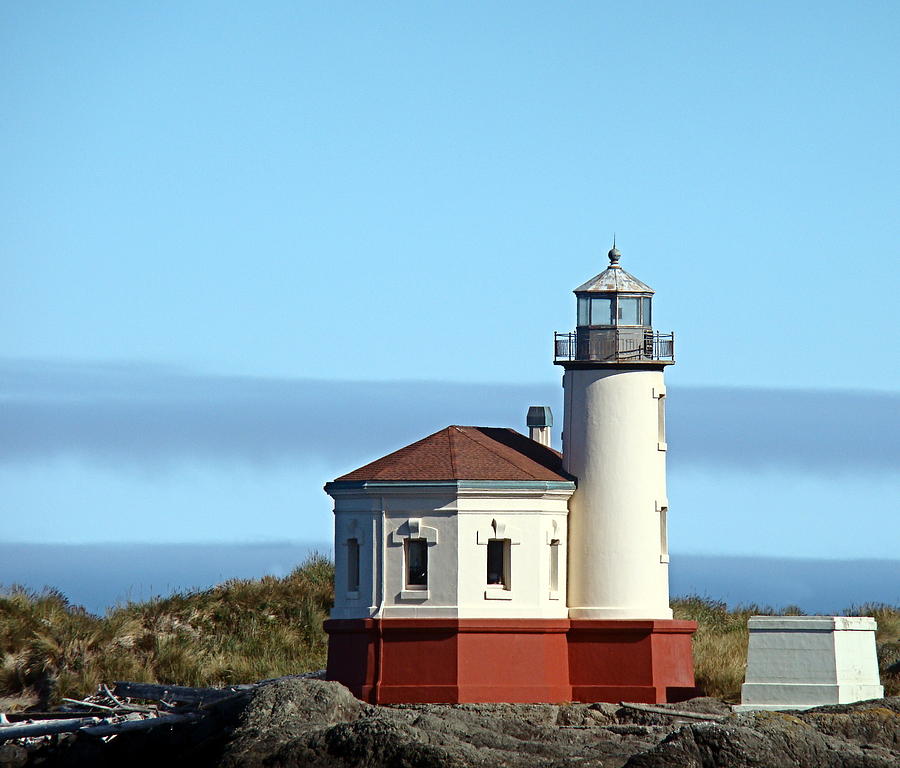 Coquille River Lighthouse Photograph by Nick Kloepping