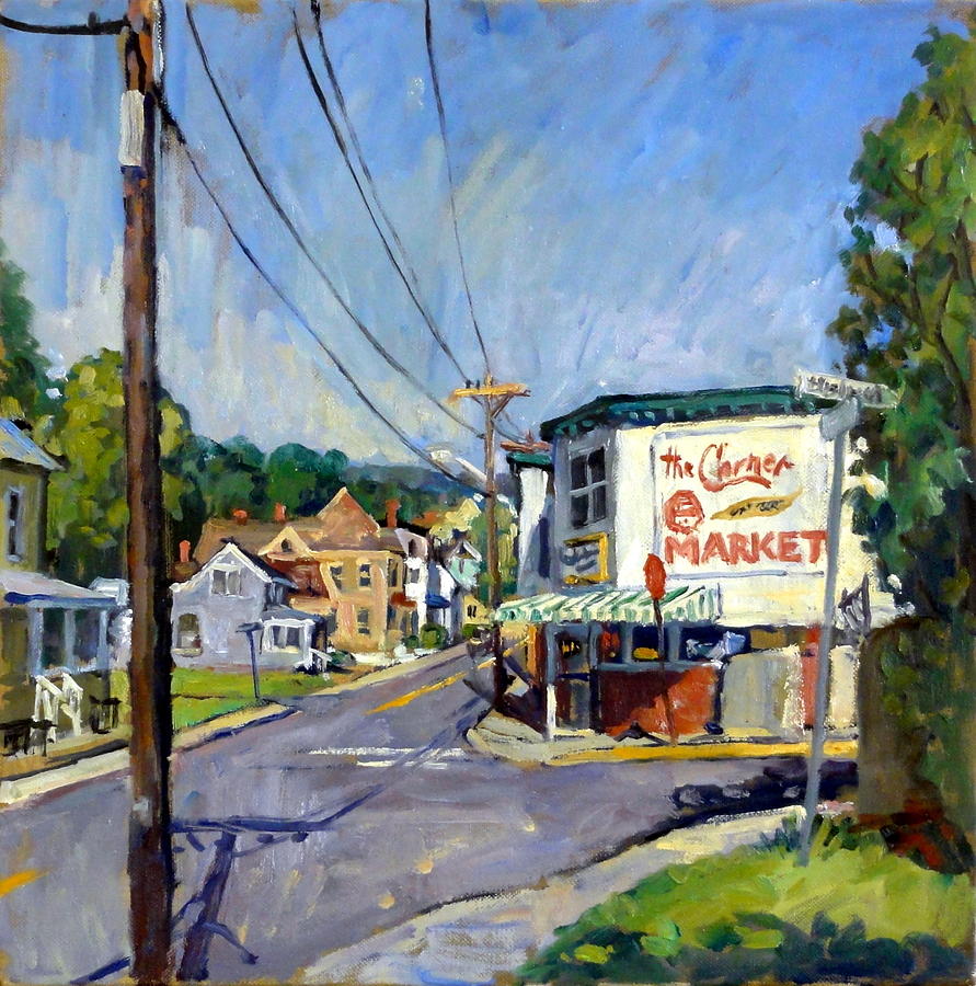 Corner Market Painting by Thor Wickstrom | Fine Art America