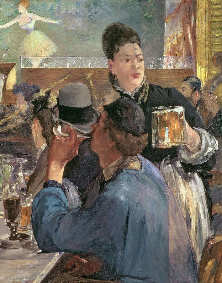 Corner of a Cafe-Concert Painting by Edouard Manet