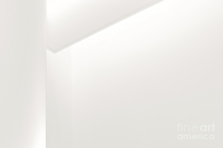 Corner of a Modern White Wall Photograph by Eddy Joaquim