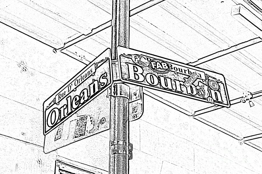 Street Lantern Drawing, French Quarter Sketch, Pen and Ink Original Sketch  Art, New Orleans Art, City Street Artwork, Black and White, NOLA 