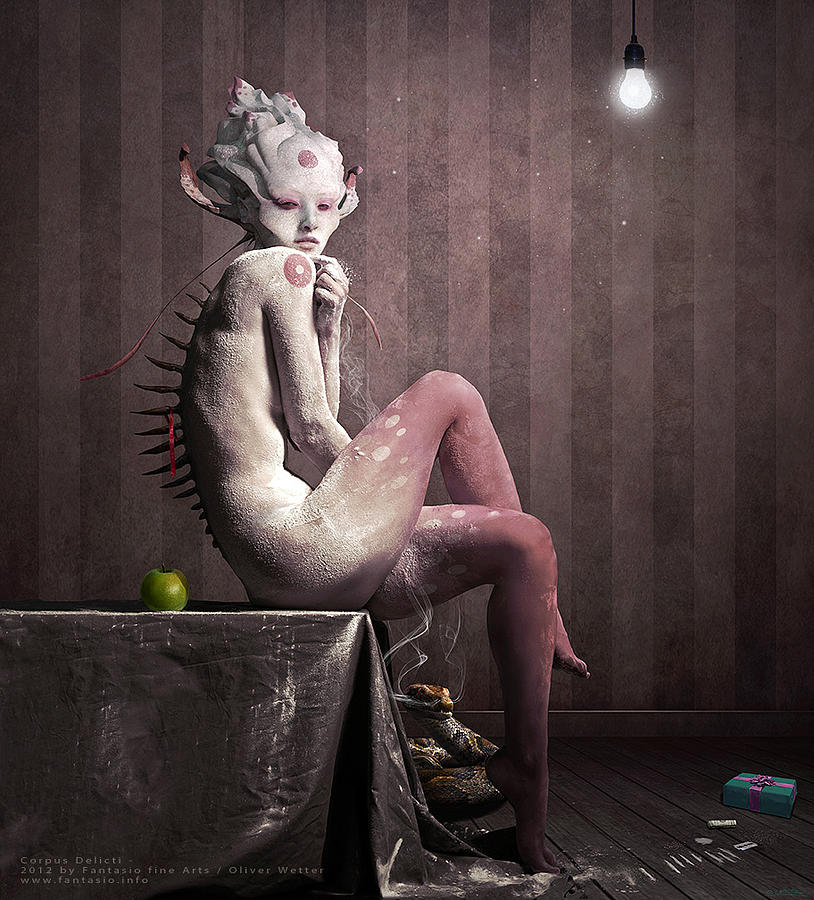 Fantasy Digital Art - Corpus Delicti by Oliver Wetter