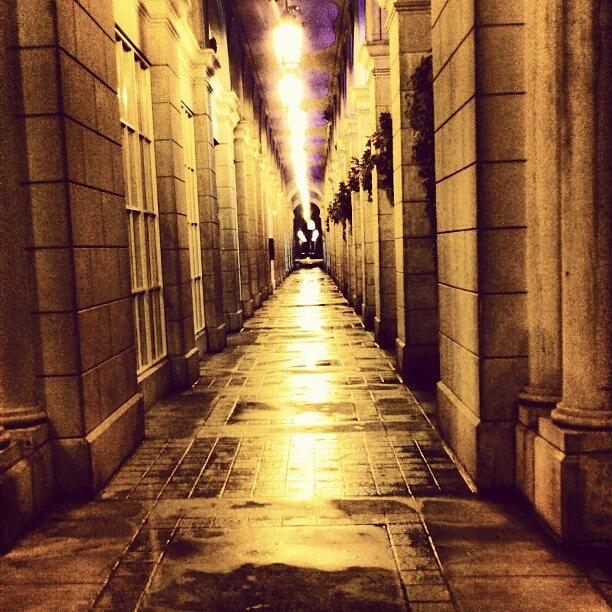 Architecture Photograph - Corridor At Night by Shane Gabriel