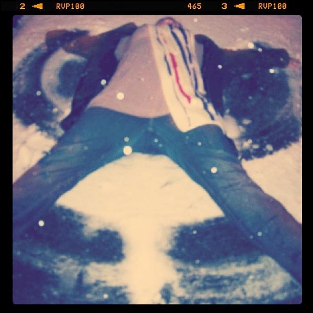 Winter Photograph - Corrie Da Snow Angel by Corrie Pannell Fleming