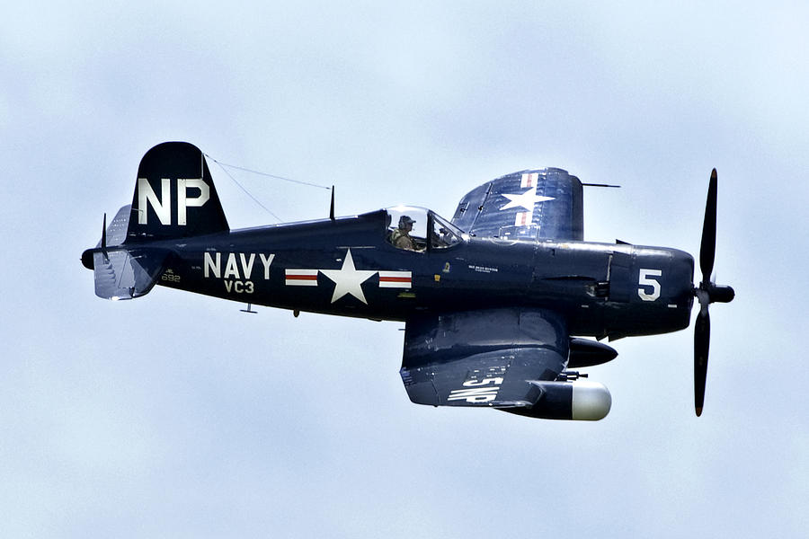 Corsair In Flight Photograph by Greg Fortier