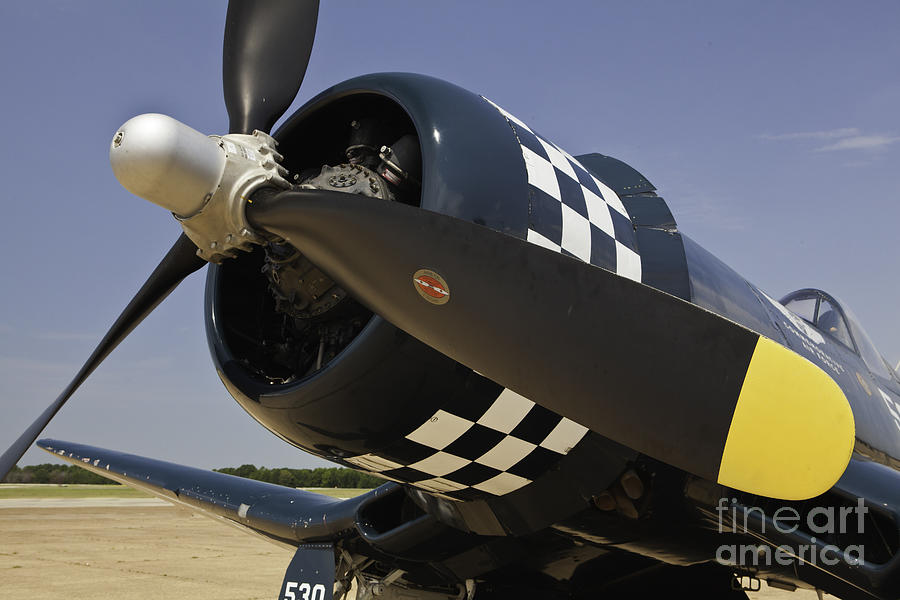 Corsair Up Close WWII Photograph by M K Miller