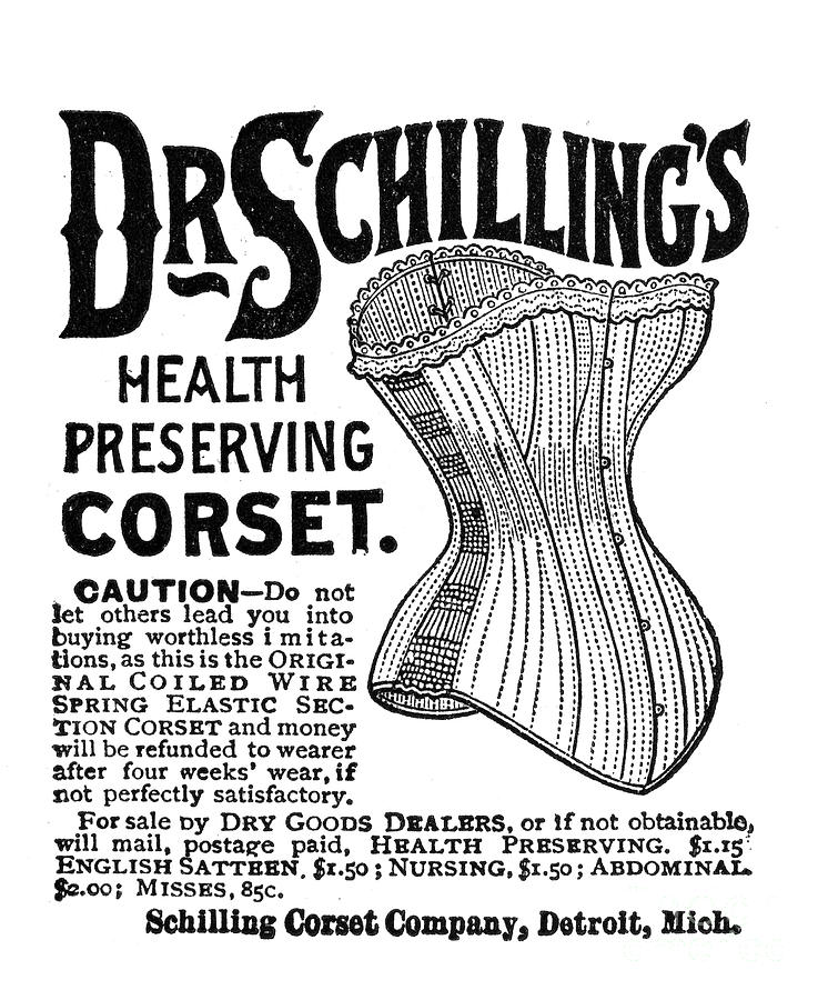 Corset Advertisement, 1887 Photograph by Granger - Fine Art America