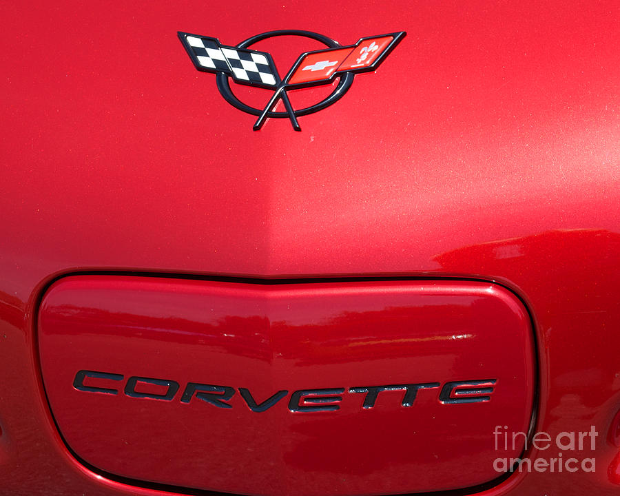 Corvette Logo 1 Photograph by Mark Dodd