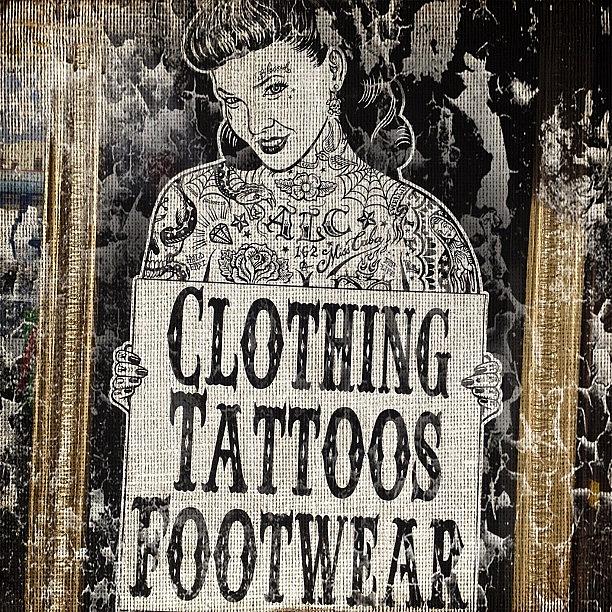 Street Photograph - Cos Sometimes You Need To Get A Tattoo by Stewart Baird