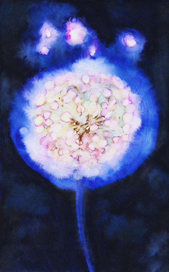 Cosmic Bloom Painting by Tara Thelen