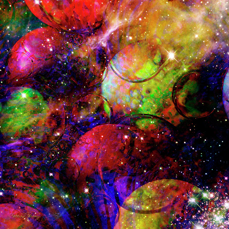 Cosmic Confusion Digital Art by Barbara Berney