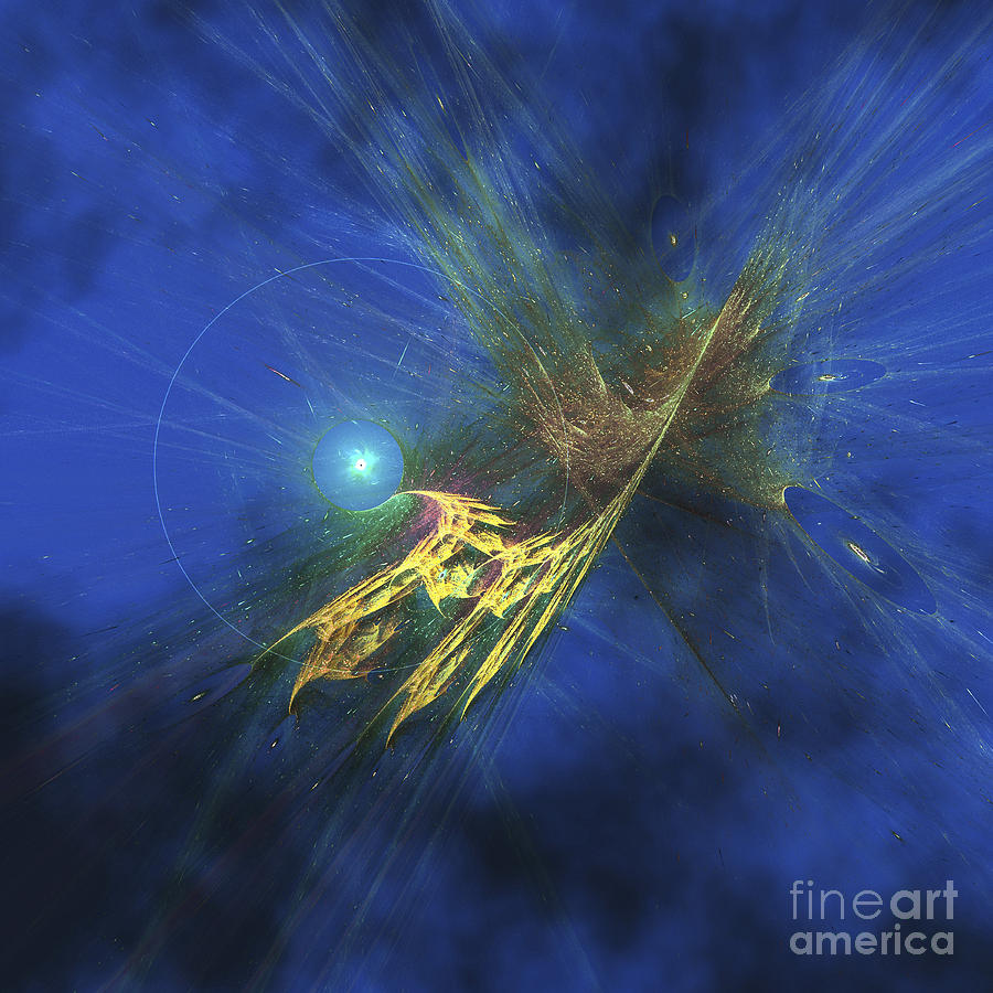 Interstellar Digital Art - Cosmic Image Of Our Vast Universe by Corey Ford
