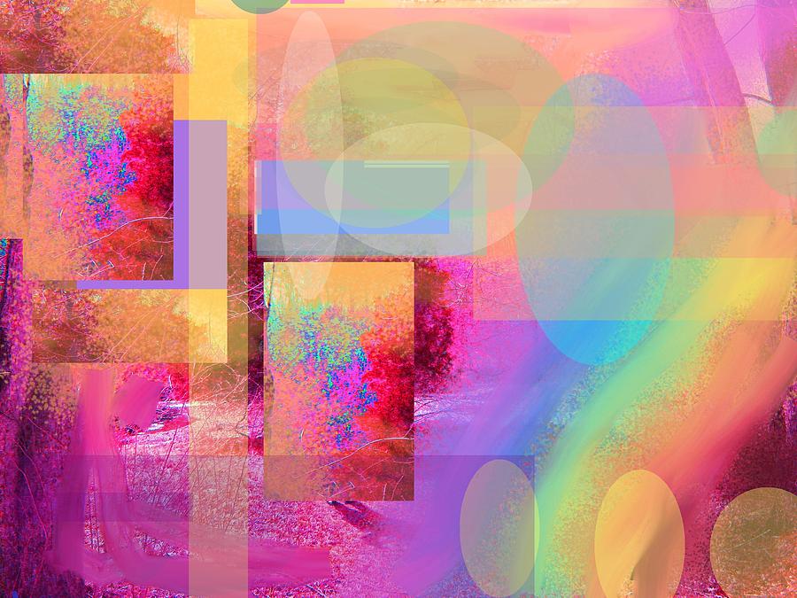Cosmic Rainbow Digital Art by Naomi Jacobs