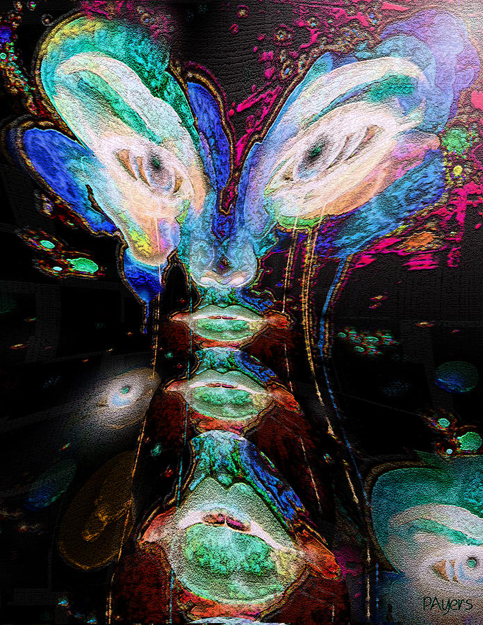 Cosmic Smurf Digital Art by Paula Ayers