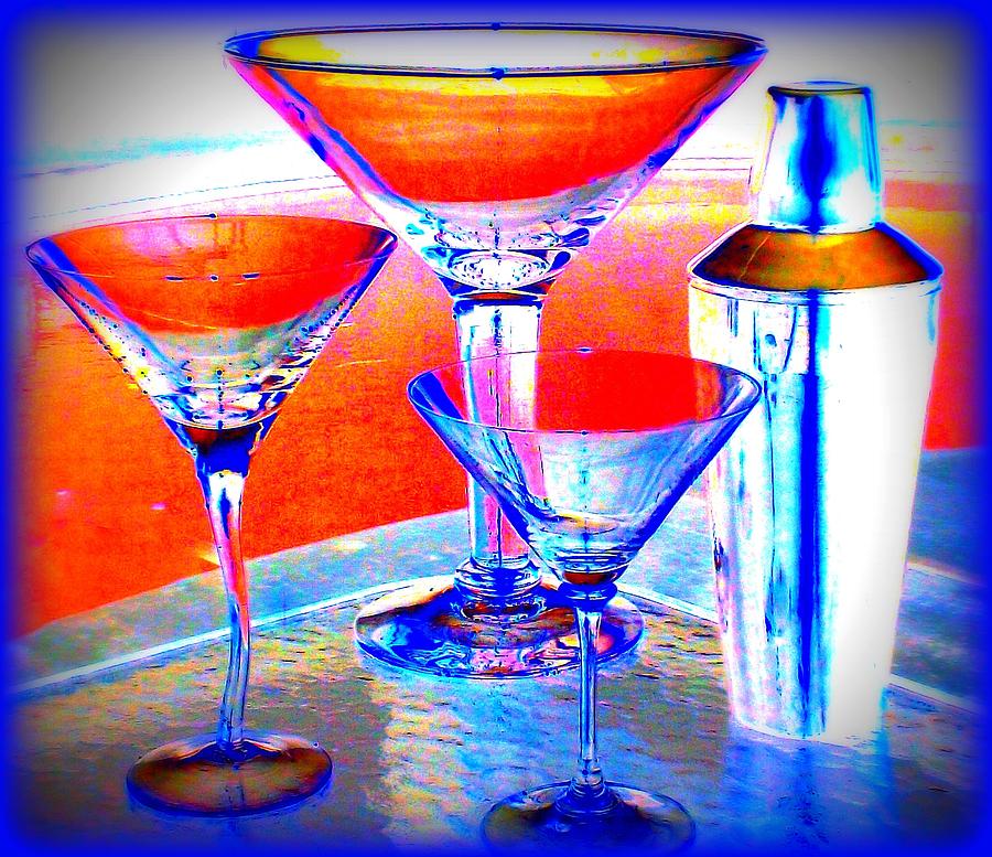 Martini Photograph - Cosmo Poolitans by Randall Weidner