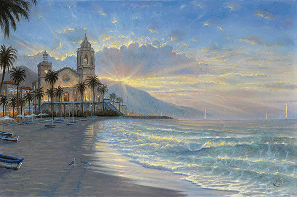 Finale Painting - Costa Azul by Robert Finale Finale Painting - Costa Azul by Robert Finale