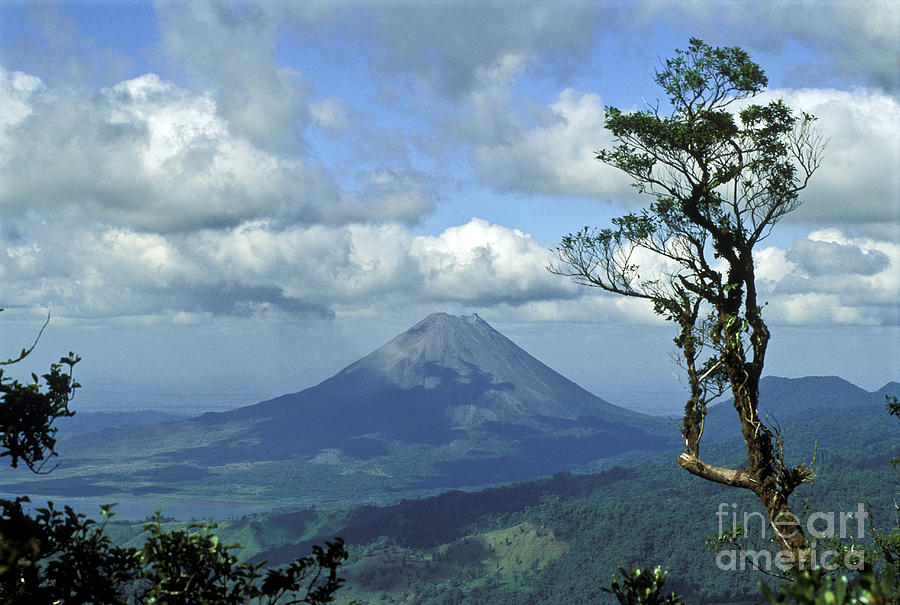 Costa Ricas Arenal Volcano Photograph by Greg Dimijian