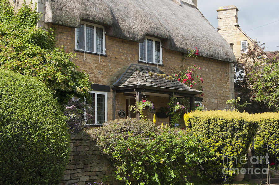 Cotswold thatched cottage Photograph by Andrew  Michael