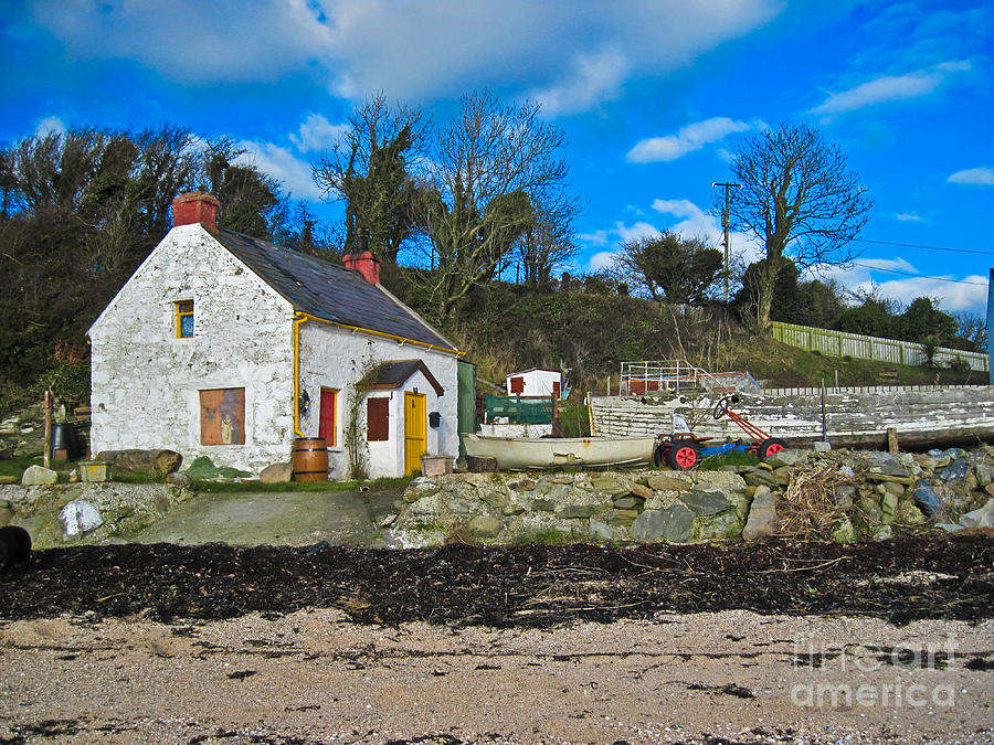 Landscape Photograph - Cottage at Inch Island by Black Sun Forge  